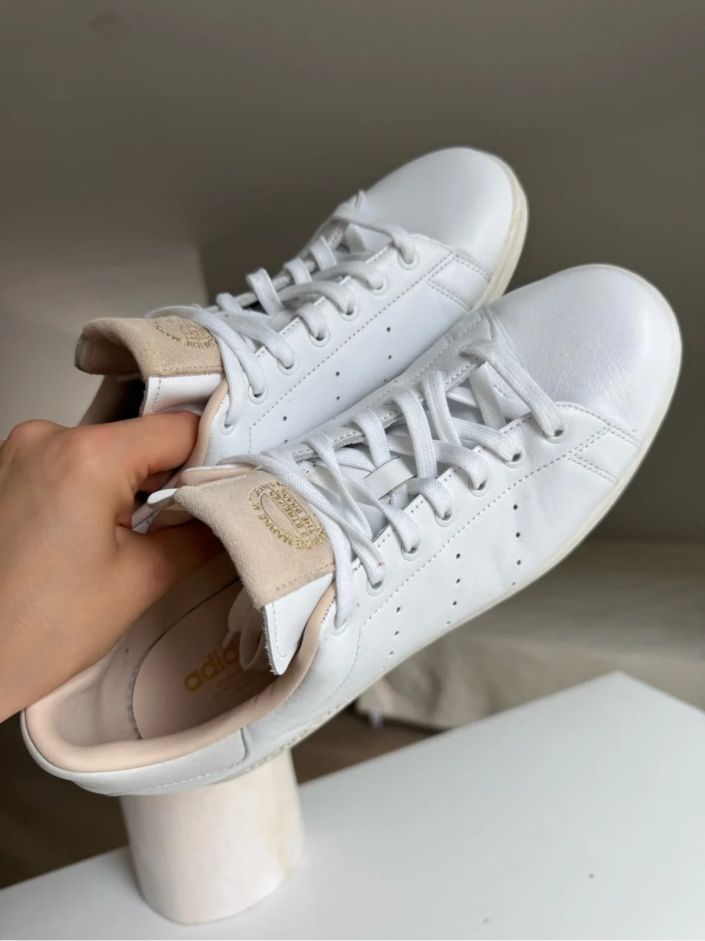 Adidas Stan Smith Home of Classics White Leather Sneakers Men’s US 12